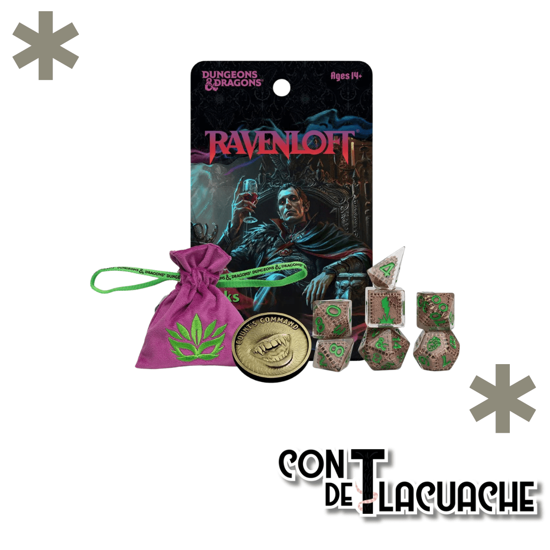D&D Mists of Ravenloft Treasure Pack (1pza) | Sirius Dice - Con T de Tlacuache - Sirius Dice
