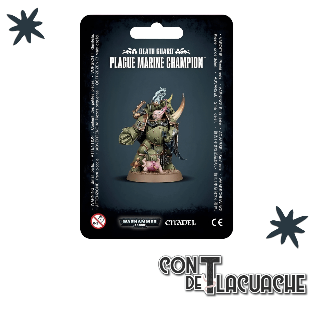Death Guard Plague Marine Champion | Games Workshop - Con T de Tlacuache - Games Workshop