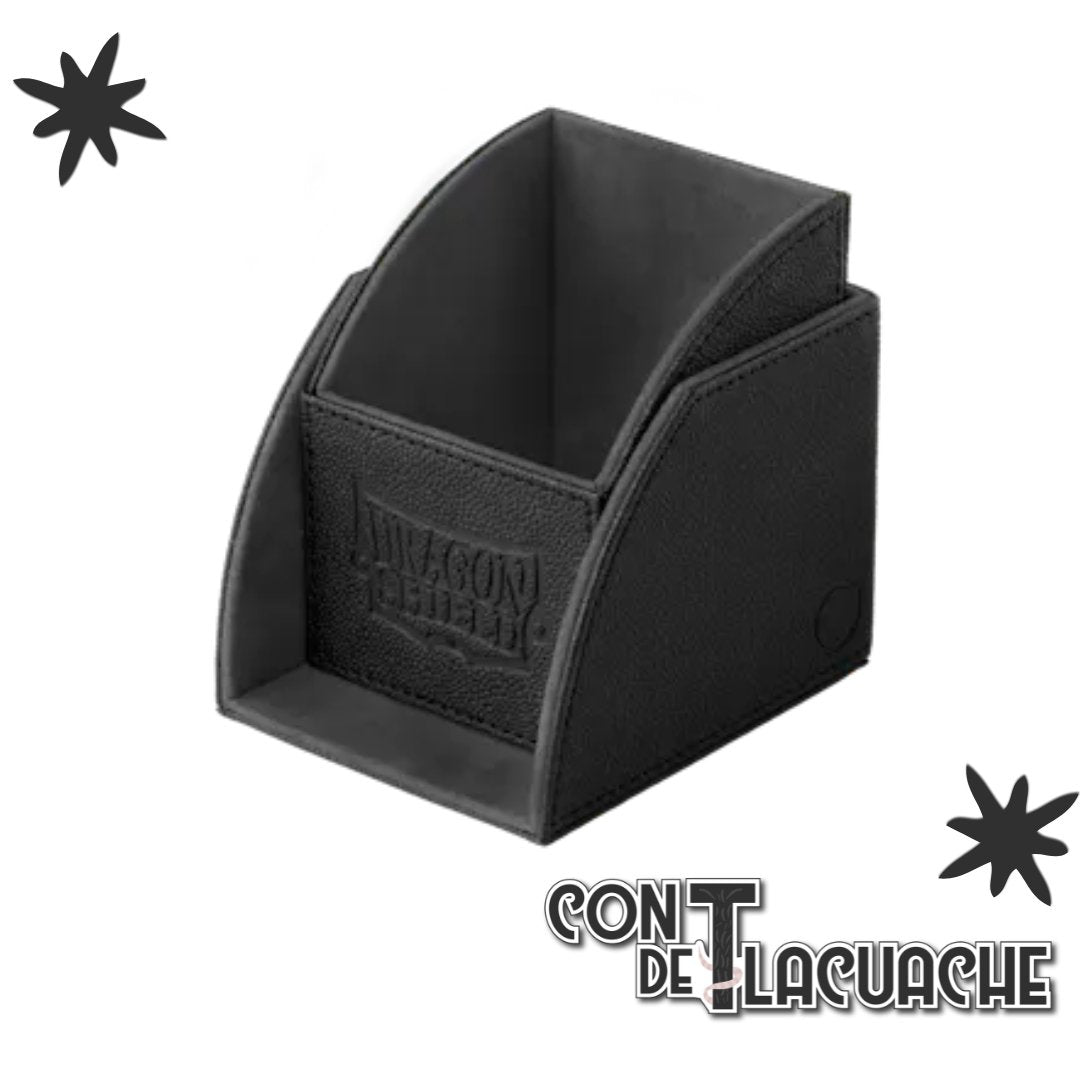 Deck Box - Nest 100 "Black/ Black" | Dragonshield - Con T de Tlacuache - Dragonshield