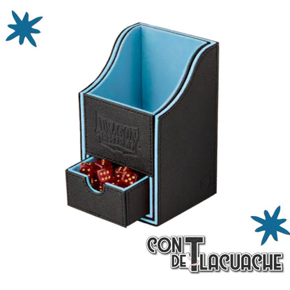 Deck Box - Nest+ 100 "Black/ Blue" | Dragonshield - Con T de Tlacuache - Dragonshield