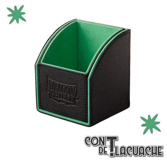 Deck Box - Nest 100 "Black/ Green" | Dragonshield - Con T de Tlacuache - Dragonshield