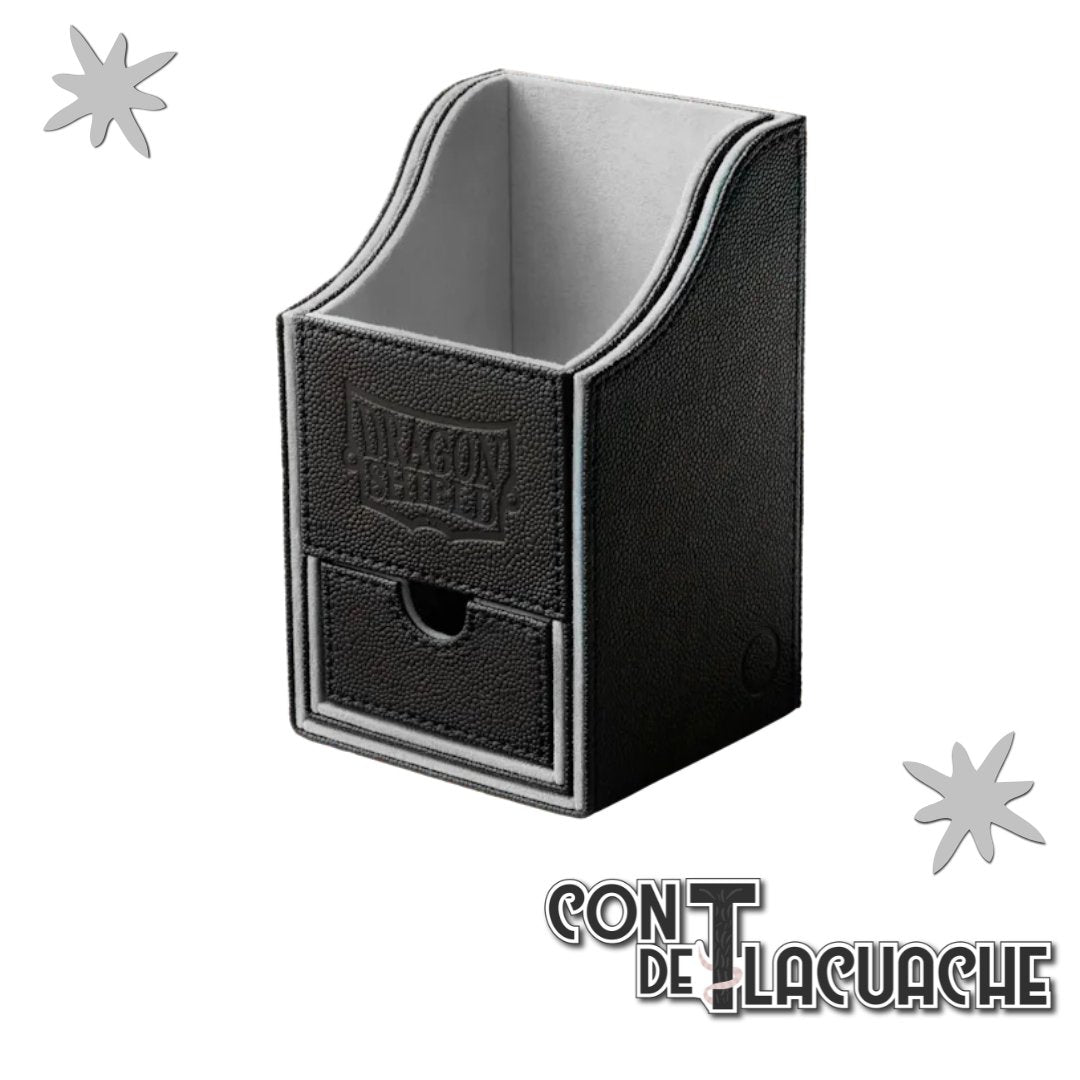 Deck Box - Nest+ 100 "Black/ Light Grey" | Dragonshield - Con T de Tlacuache - Dragonshield