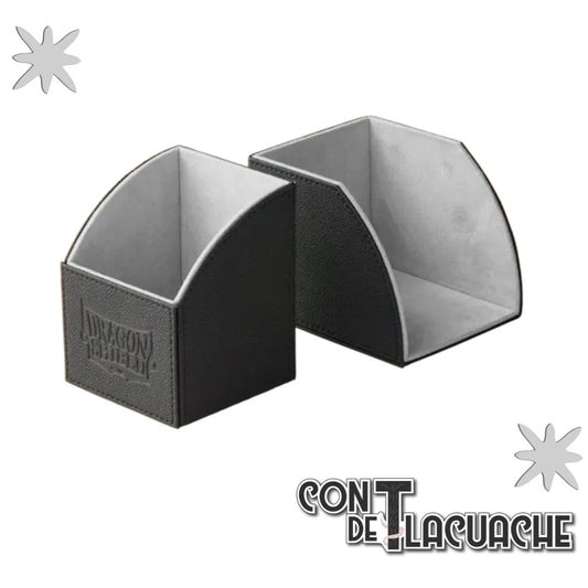 Deck Box - Nest 100 "Black/ Light Grey" | Dragonshield - Con T de Tlacuache - Dragonshield