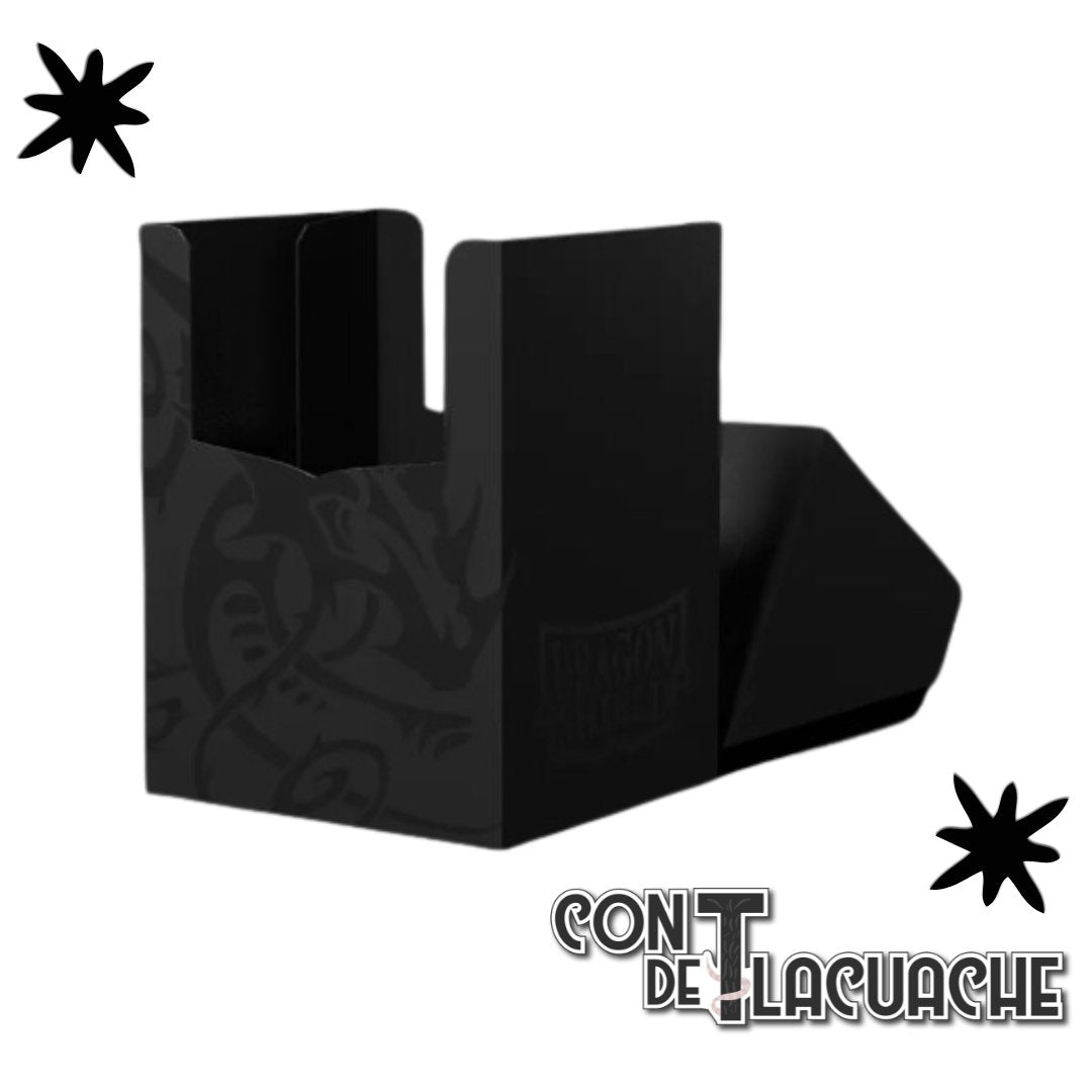 Deck Box - Shell "Black/ Black" | Dragonshield - Con T de Tlacuache - Dragonshield