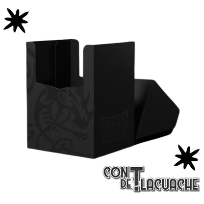 Deck Box - Shell "Black/ Black" | Dragonshield - Con T de Tlacuache - Dragonshield