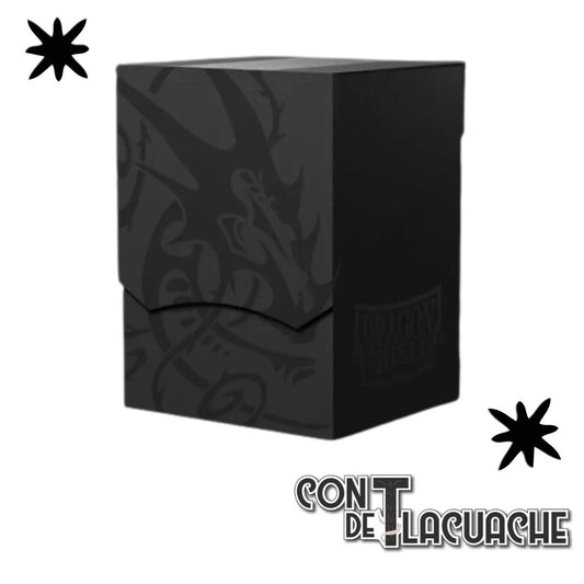 Deck Box - Shell "Black/ Black" | Dragonshield - Con T de Tlacuache - Dragonshield