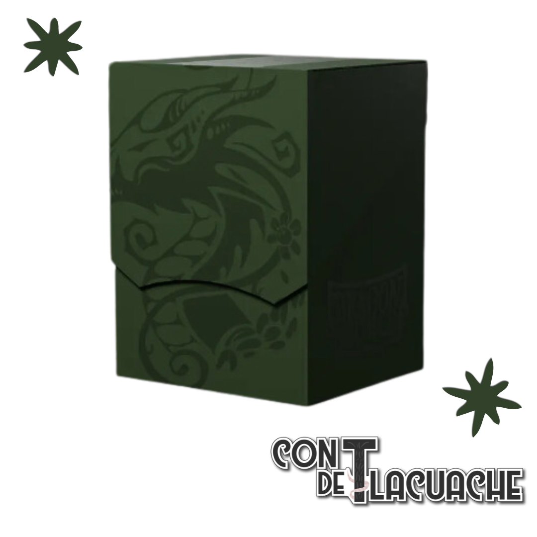 Deck Box - Shell "Forest Green/ Black" | Dragonshield - Con T de Tlacuache - Dragonshield