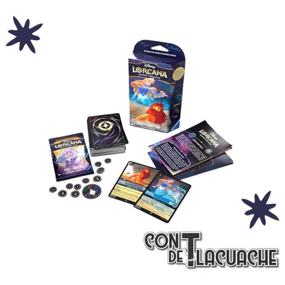 Deck Disney First Chapter (Sapphire & Steel) | Lorcana - Con T de Tlacuache - Lorcana