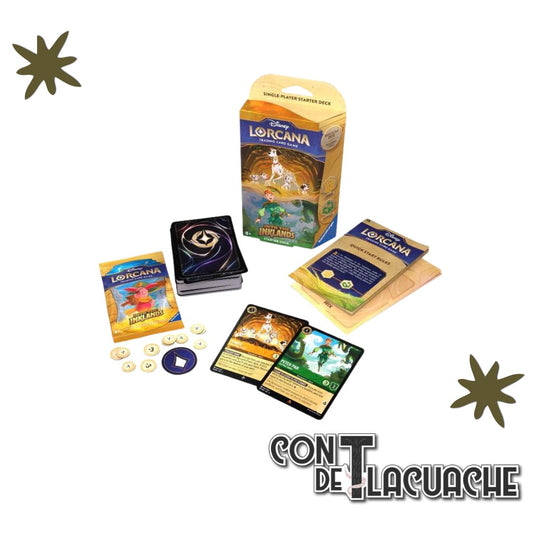 Deck Disney Into The Inklands (Emerald & Amber) | Lorcana - Con T de Tlacuache - Lorcana