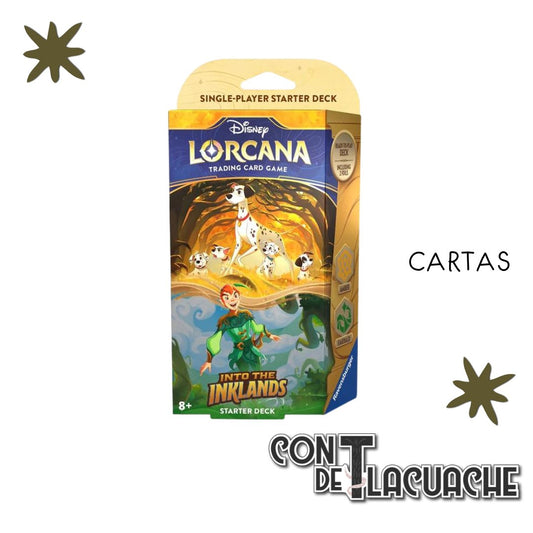 Deck Disney Into The Inklands (Emerald & Amber) | Lorcana - Con T de Tlacuache - Lorcana
