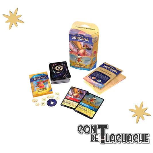 Deck Disney Into The Inklands (Ruby & Sapphire) | Lorcana - Con T de Tlacuache - Lorcana