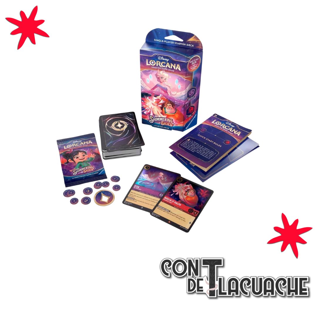 Deck Disney Lorcana Shimmering Skies (Amethyst & Ruby) | Ravensburger - Con T de Tlacuache - Lorcana