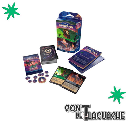 Deck Disney Lorcana Shimmering Skies (Emerald & Steel) | Ravensburger - Con T de Tlacuache - Lorcana