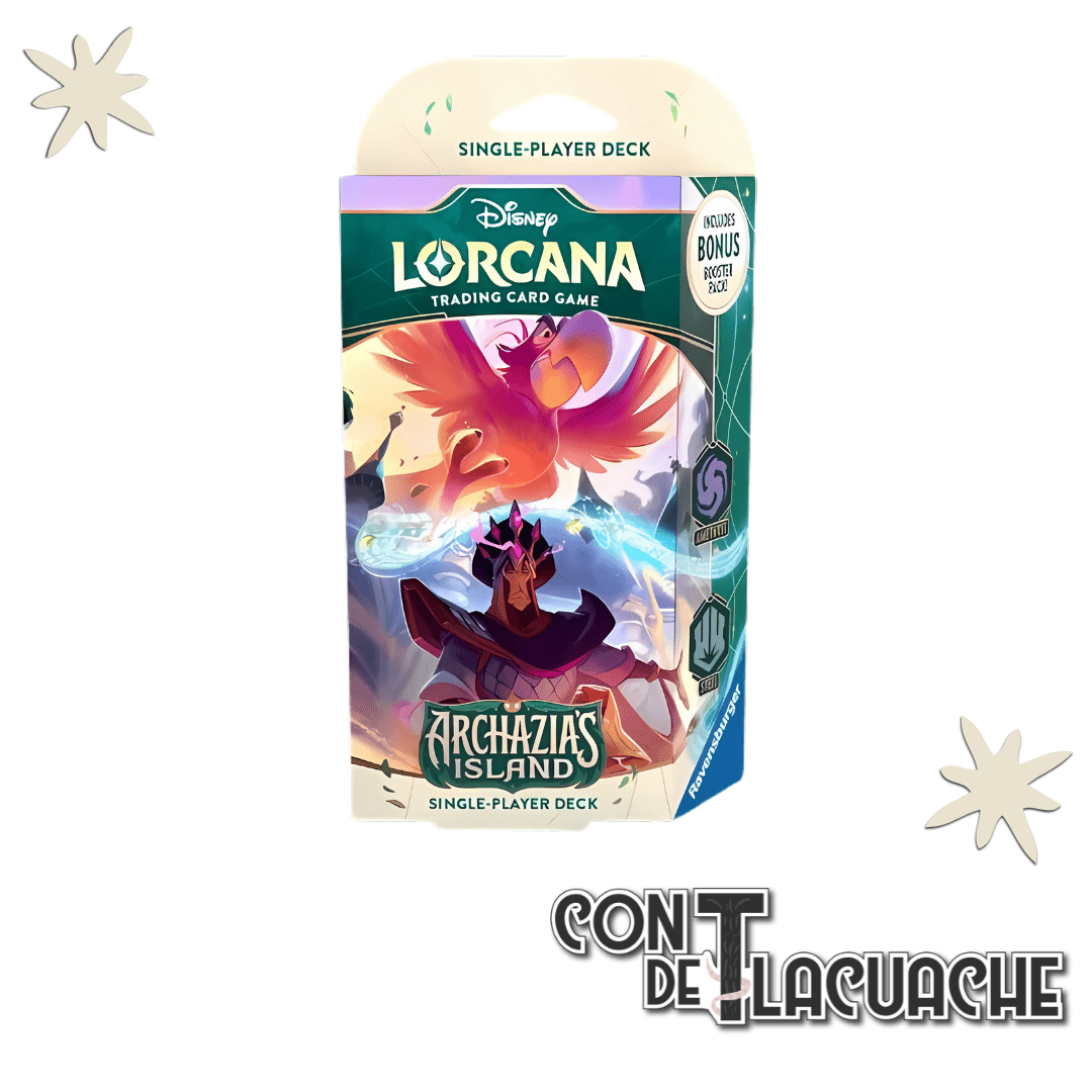 Deck Starter Archazia’s Island Amethyst & Steel Lorcana | Ravensburger - Con T de Tlacuache - Lorcana