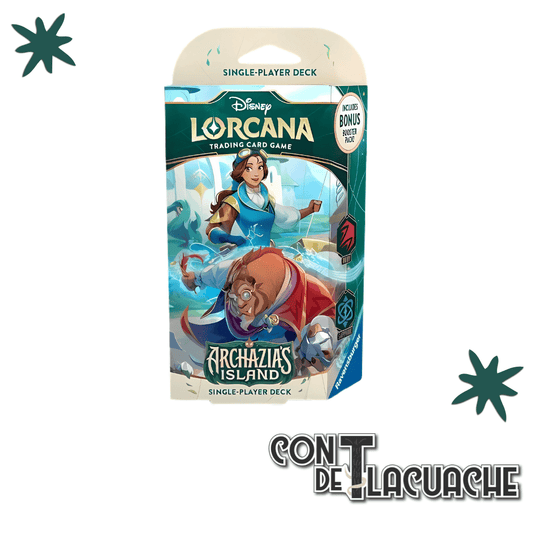 Deck Starter Archazia’s Island Ruby & Sapphire Lorcana | Ravensburger - Con T de Tlacuache - Lorcana