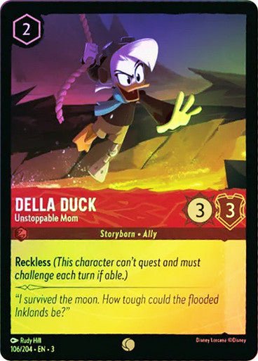 Della Duck - Unstoppable Mom (Cold Foil) - Con T de Tlacuache - Ravensburger