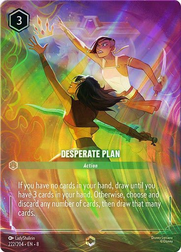 Desperate Plan (Inkwash Foil) - Con T de Tlacuache - Ravensburger