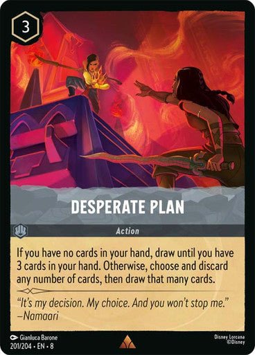 Desperate Plan (Non - foil) - Con T de Tlacuache - Ravensburger