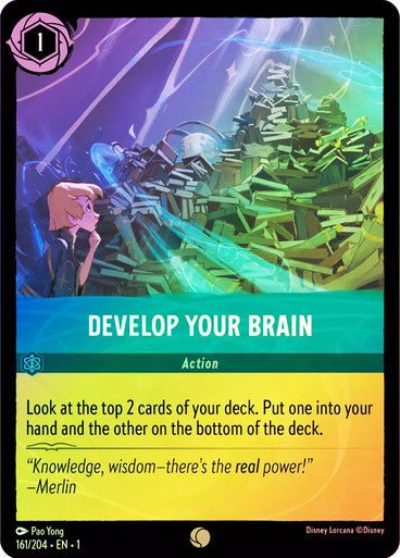 Develop Your Brain ( Cold Foil ) - Con T de Tlacuache - Ravensburger