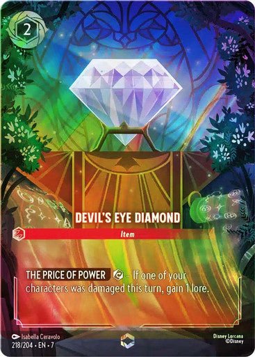 Devil's Eye Diamond (Inkwash Foil) - Con T de Tlacuache - Ravensburger
