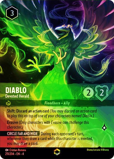 Diablo - Devoted Herald ( Inkwash Foil ) | Ravesburger - Con T de Tlacuache - Ravensburger