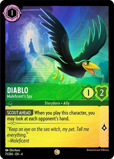 Diablo - Maleficent's Spy ( Cold Foil ) | Ravesburger - Con T de Tlacuache - Ravensburger