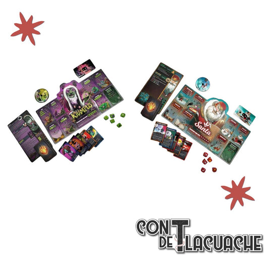 Dice Throne: Santa vs Krampus | Roxley Games - Con T de Tlacuache - Roxley Games