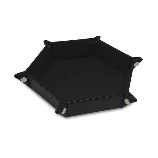Dice Tray XL Hex Black | BCW - Con T de Tlacuache - BCW