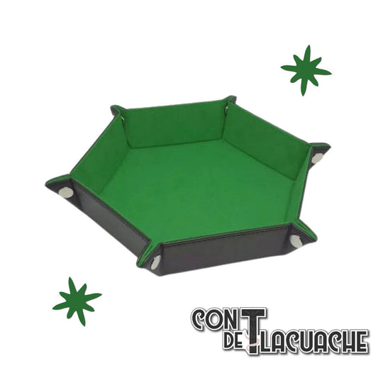Dice Tray XL Hex Green | BCW - Con T de Tlacuache - BCW