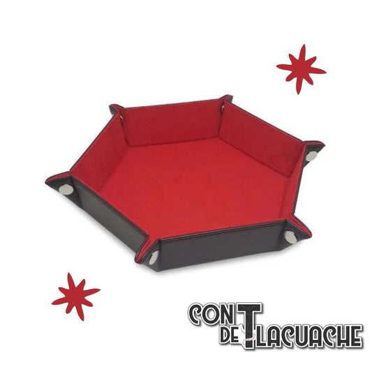 Dice Tray XL Hex Red | BCW - Con T de Tlacuache - BCW