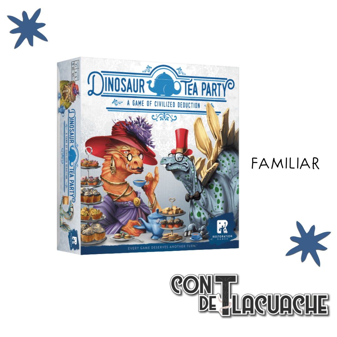 Dinosaur Tea Party | Restoration Games - Con T de Tlacuache - Con T de Tlacuache