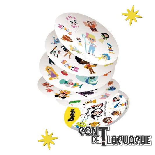 Disney 100 Aniversario Dobble | Asmodee - Con T de Tlacuache - Asmodee