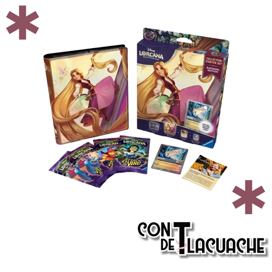 Disney Lorcana: Attack of the Vine! Collection Starter Set - Rapunzel - Con T de Tlacuache - Ravensburger