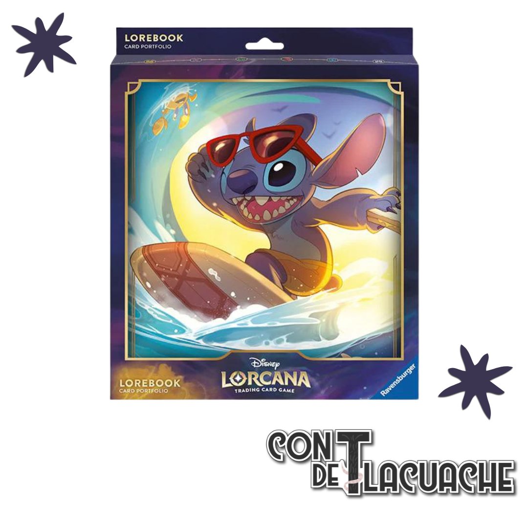 Disney Lorcana: Portfolio 10 Paginas (Stitch) | Ravensburger - Con T de Tlacuache - Con T de Tlacuache