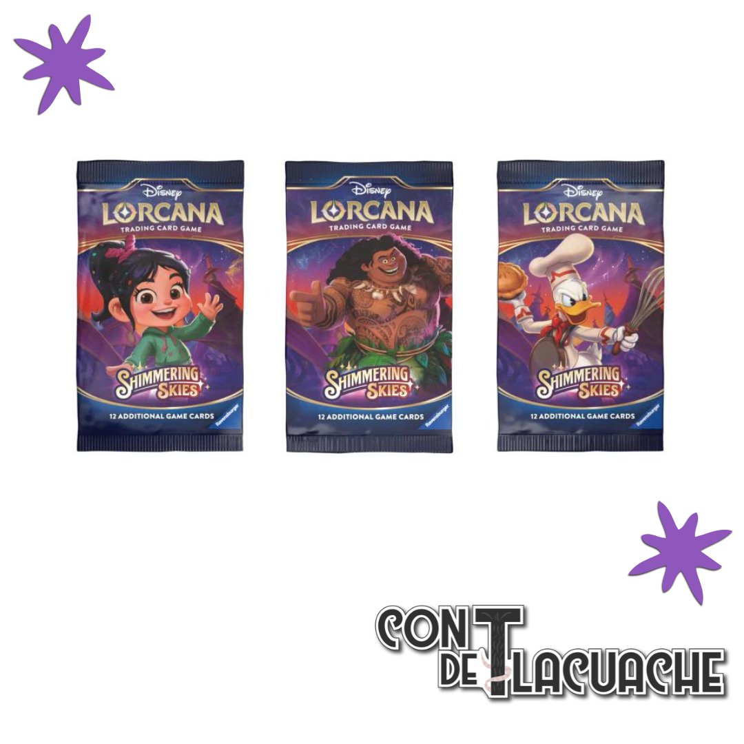 Disney Lorcana Shimmering Skies Booster Box | Ravensburger - Con T de Tlacuache - Lorcana