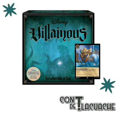 villainous lorcana promo card Disney Villainous Introduction Evil + Promo Lorcana