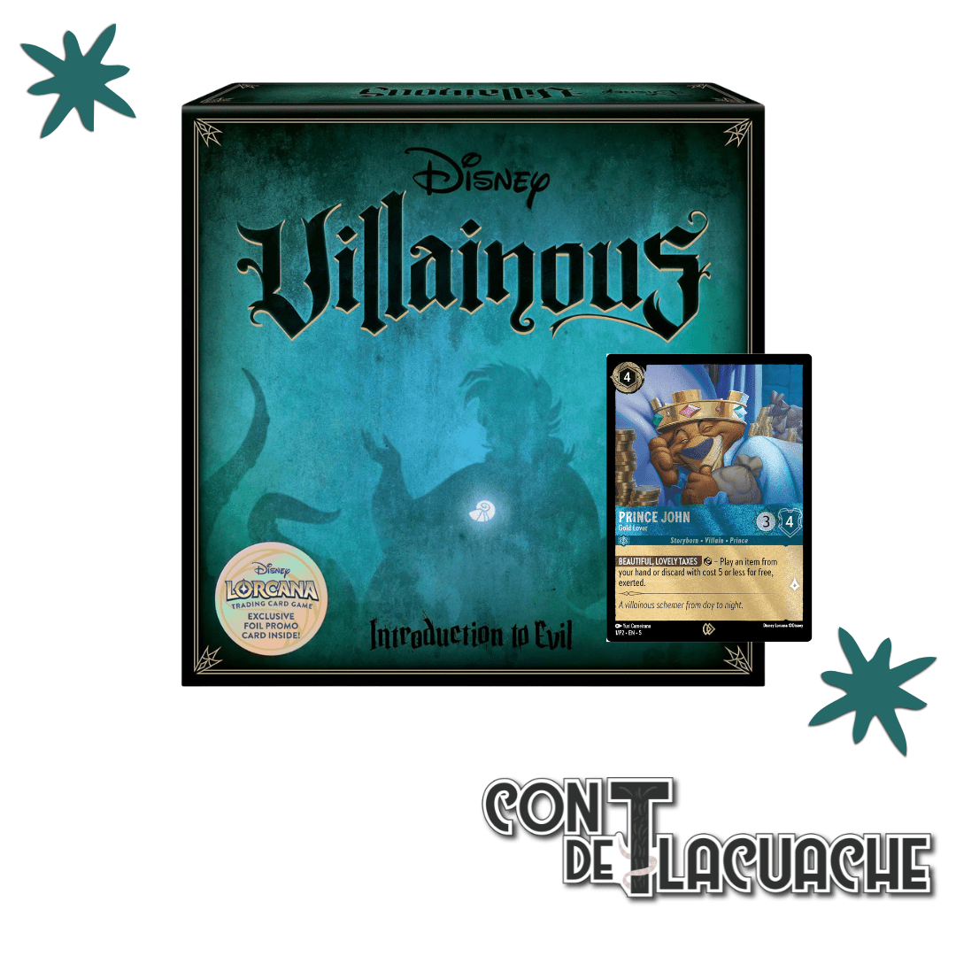 Disney Villainous Introduction Evil + Promo Lorcana | Ravensburger - Con T de Tlacuache - Ravensburger
