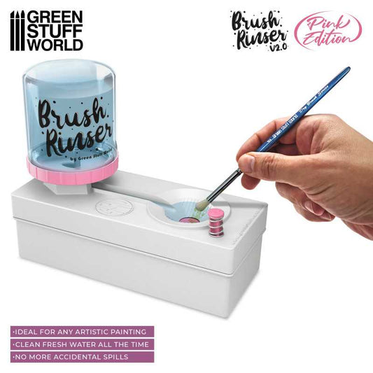 Enjuagador De Pinceles Brush Rinser 250Ml (Pink Edition) | Green Stuff World