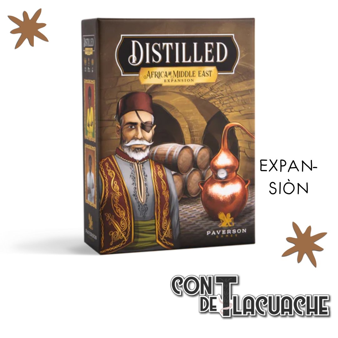Distilled Africa & Middle East Expansion | Paverson Games - Con T de Tlacuache - Con T de Tlacuache