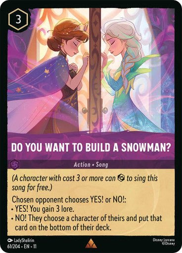Do You Want To Build A Snowman? (Non - foil) | Ravensburger - Con T de Tlacuache - Ravensburger