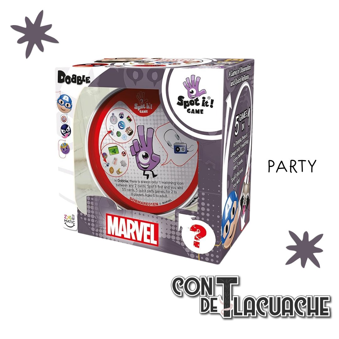 Dobble Marvel | Asmodee - Con T de Tlacuache