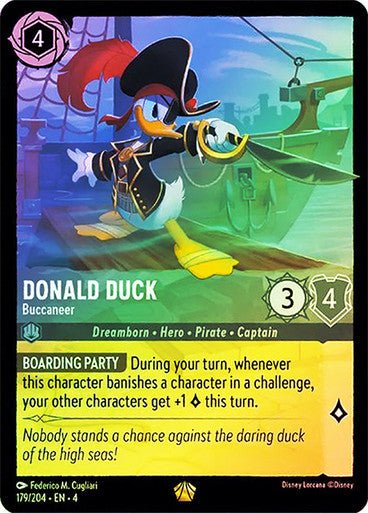Donald Duck - Buccaneer ( Cold Foil ) | Ravesburger - Con T de Tlacuache - Ravensburger
