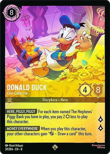 Donald Duck - Coin Collector (Cold Foil) - Con T de Tlacuache - Ravensburger