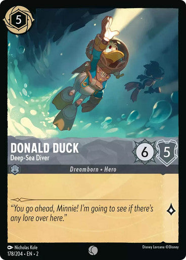 Donald Duck - Deep-Sea Diver (Non-foil)
