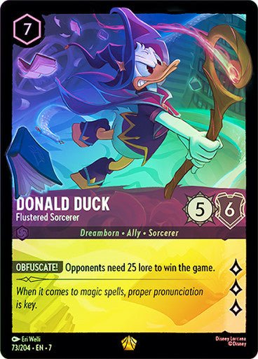 Donald Duck - Flustered Sorcerer (Cold Foil) - Con T de Tlacuache - Ravensburger