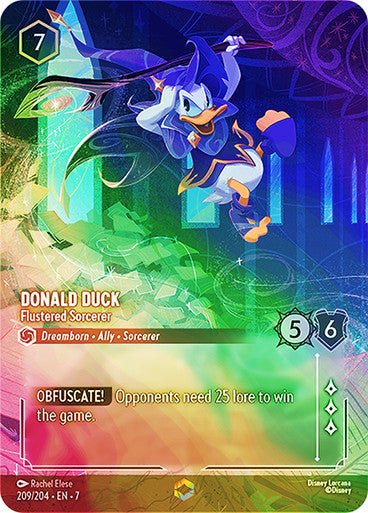 Donald Duck - Flustered Sorcerer (Inkwash Foil) - Con T de Tlacuache - Ravensburger