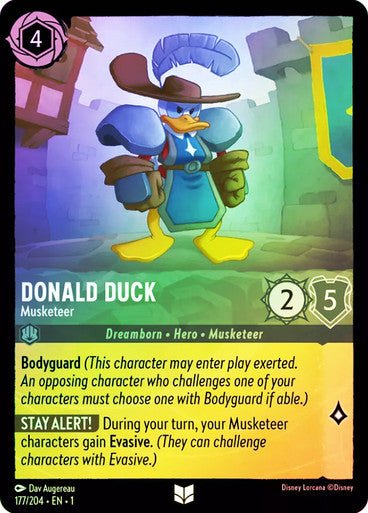 Donald Duck - Musketeer ( Cold Foil ) - Con T de Tlacuache - Ravensburger