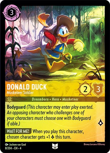 Donald Duck - Musketeer Soldier ( Cold Foil ) | Ravesburger - Con T de Tlacuache - Ravensburger