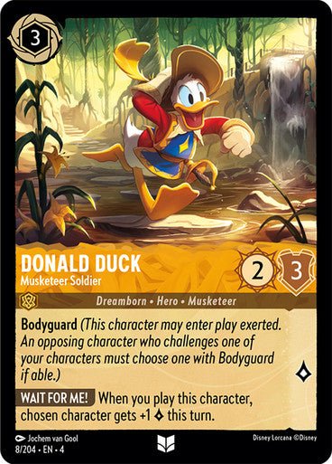 Donald Duck - Musketeer Soldier ( Non - foil ) | Ravesburger - Con T de Tlacuache - Ravensburger