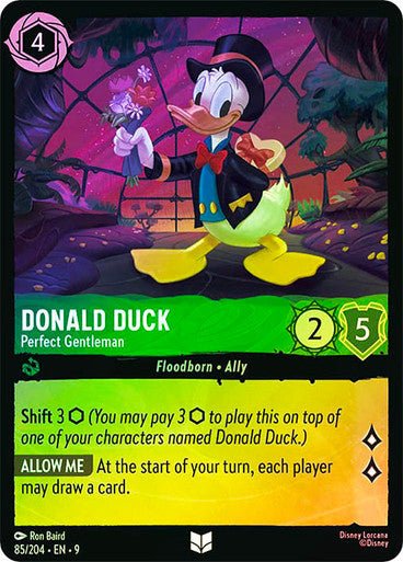 Donald Duck - Perfect Gentleman (Cold Foil) - Con T de Tlacuache - Ravensburger